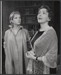 Gaby Rodgers and Lili Darvas in the stage production The Hidden River