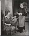 Lili Darvas and Margot Lassner in the stage production The Hidden River