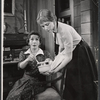 Lili Darvas and Gaby Rodgers in the stage production The Hidden River