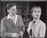 Peter Brandon and Gaby Rodgers in the stage production The Hidden River