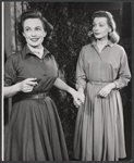 Geraldine Fitzgerald and Dolores Dorn-Heft in the stage production Hide and Seek