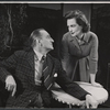 Basil Rathbone and Geraldine Fitzgerald in the stage production Hide and Seek