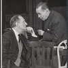 Basil Rathbone and Franchot Tone in the stage production Hide and Seek