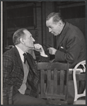 Basil Rathbone and Franchot Tone in the stage production Hide and Seek