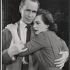 Franchot Tone and Geraldine Fitzgerald in the stage production Hide and Seek