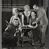 Julie Wilson [seated right] and unidentified others in the 1961 stage production High Fidelity