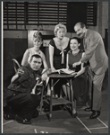 Julie Wilson [seated right] and unidentified others in the 1961 stage production High Fidelity