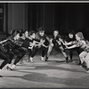 Dancers in rehearsal for the stage production High Spirits