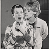 Beatrice Lillie and Tammy Grimes in rehearsal for the stage production High Spirits
