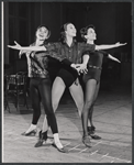 Dancers in rehearsal for the stage production High Spirits