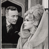 Edward Woodward and Tammy Grimes in the stage production High Spirits