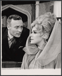 Edward Woodward and Tammy Grimes in the stage production High Spirits