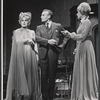 Tammy Grimes, Edward Woodward, and Louise Troy in the stage production High Spirits