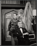 Beatrice Lillie, Tammy Grimes, and Edward Woodward in the stage production High Spirits