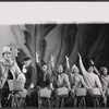 Beatrice Lillie (far left) and company in the stage production High Spirits