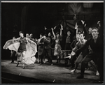 Beatrice Lillie, Ronnie Walken aka Christopher Walken (far right), and company in the stage production High Spirits