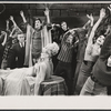 Edward Woodward, Beatrice Lillie, Tammy Grimes, and company in the stage production High Spirits