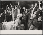 Edward Woodward, Beatrice Lillie, Tammy Grimes, and company in the stage production High Spirits