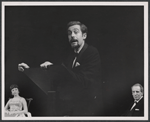 Dorothy Tutin, John Barton, and Max Adrian in the stage production The Hollow Crown