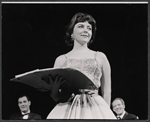 Paul Hardwick, Dorothy Tutin, and Max Adrian in the stage production The Hollow Crown