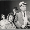 Jessica Tandy, Mona Washbourne, Ralph Richardson and John Gielgud in the stage production Home