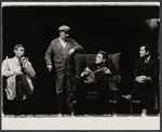 Michael Craig, Paul Rogers, Terence Rigby, and Ian Holm in the stage production The Homecoming