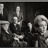 Danny Sewell, William Roerick, Denis Holmes, John Harkins, Lloyd Battista, and Patricia Roe in the stage production The Homecoming