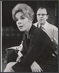 Patricia Roe and John Harkins in the stage production The Homecoming