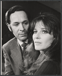 Lawrence Keith and Janice Rule in the Off-Broadway stage production The Homecoming