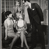 Valerie French, Roddy Maude-Roxby, Ann Bell, and Francis Matthews in the stage production Help Stamp Out Marriage!