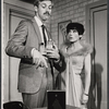 Roddy Maude-Roxby and Valerie French in the stage production Help Stamp Out Marriage!