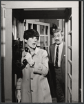 Valerie French and Roddy Maude-Roxby in the stage production Help Stamp Out Marriage!