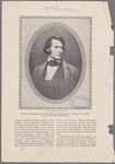 Charles Sumner. From a photograph made about 1860 and reproduced here through the courtesy of the owner, Mr. F.J. Garrison
