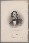 Hon. Charles Sumner. [Signature]: Ever yours, Charles Sumner