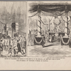 The funeral of Charles Sumner in Boston. Scenes in Worcester and Bost on the arrival of the remains, and the body lying in state. Crowd waiting for the gates of the Capitol to open on Sunday morning. The body lying in state in Doric Hall