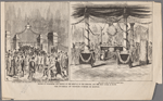 The funeral of Charles Sumner in Boston. Scenes in Worcester and Bost on the arrival of the remains, and the body lying in state. Crowd waiting for the gates of the Capitol to open on Sunday morning. The body lying in state in Doric Hall