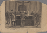 The body of Charles Sumner lying in state in the rotunda of the Capitol at Washington.--(Drawn by E.A. Abbey)