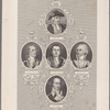 [Center and then clockwise from top:] Wm. Washington. Marion. Sumter. Pickens. Pinckney