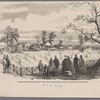 Agricultural draining match on the Duke of Sutherland's estate at Trentham, Staffordshire