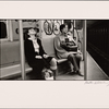 Two Women - One Asleep, Other in Tweed Cape: Darkened Tracks