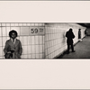 Black Girl Staring: Three Figures Waiting, 59th St