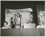 William L. Patterson, executive director of the Civil Rights Congress, addressing the Bill of Rights Conference, circa 1940s.