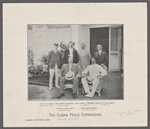 The Cuban peace commission. Havana, September, 1906. Capt. F.R. McCoy aide to Sec'y of War. Hon. Frank Steinhart Consul General. Hon. Edwin V. Morgan U.S. Minister. Judge Otto Schoenrich of Porto Rico. Hon. William H. Taft Secretary of War. Hon. Robert Bacon Asst. Sec'y of State.