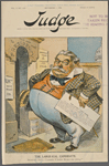 The large-ical candidate. Secretary Taft--"I wonder if Justice Brewer was joking?"