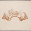 Dessin du temps. Éventail offert par le directoire a Madame Tallien
