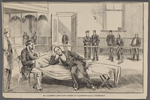 Dr. Tanner's long fast -- scene at Claredon Hall yesterday. 