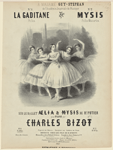 La gaditane polka, Mysis polka mazurka sur le ballet Aelia & Mysis de Hy. Potier, pour piano par Charles Bizot