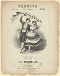 Paquita pas de manteaux, valse de salon pour le piano par Fréd. Burgmüller