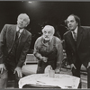 Conrad Bain, George C. Scott, and George DiCenzo in the stage production On Borrowed Time