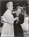 Teresa Wright and Bette Henritze in the stage production On Borrowed Time